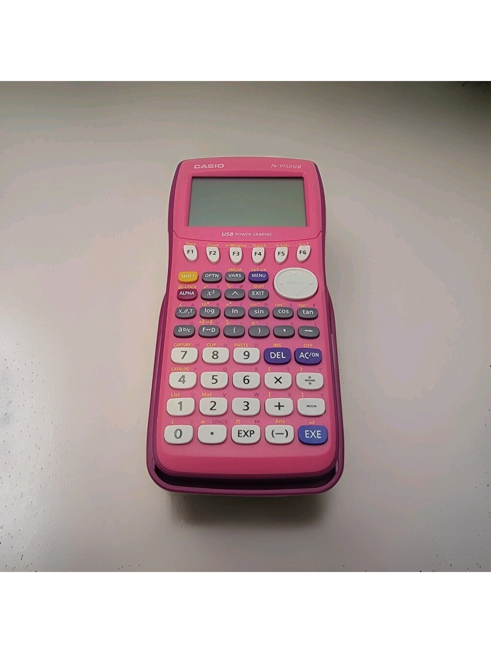 Casio fx-9750GII Scientific Graphing Calculator - PINK - New Batteries